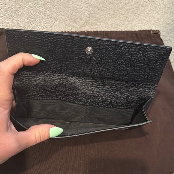 Gucci Black and Cream Patterned Wallet - Picture 5 of 9
